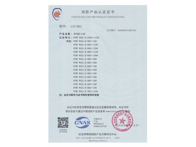 排煙防火（huǒ）閥3C證書（shū）  2500x1250-38